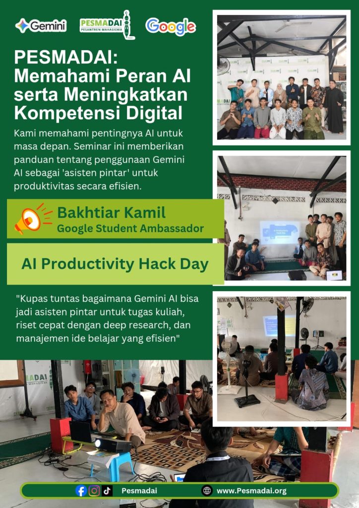 Pesmadai adakan seminar dengan Gemini AI